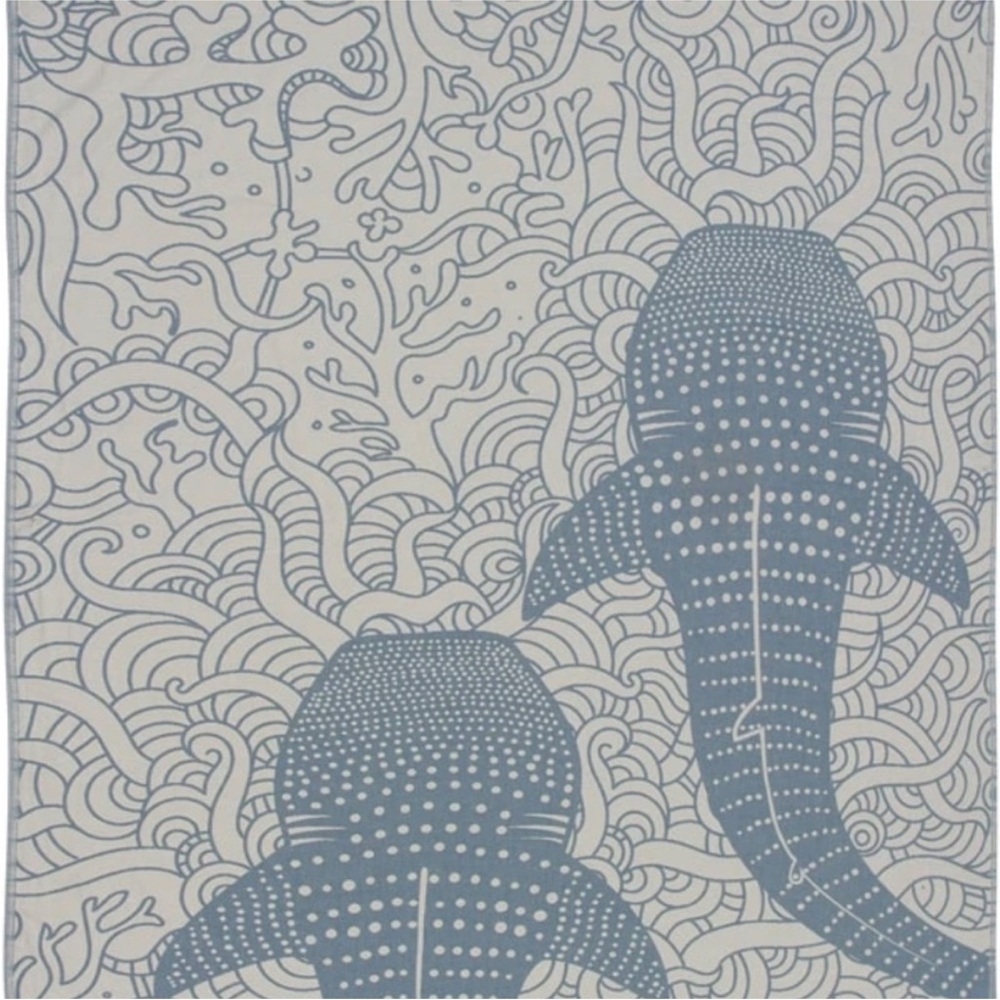 Sand Cloud Whale Shark XL Beach Towel - Picture 5 of 5